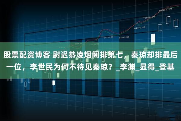 股票配资博客 尉迟恭凌烟阁排第七，秦琼却排最后一位，李世民为何不待见秦琼？_李渊_显得_登基